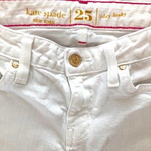 Kate Spade white denim